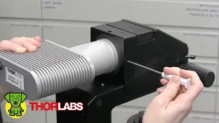 4 Wavelength LED Source Microscope Installation