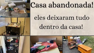 CASA MOBILIADA ABANDONADA NOS ESTADOS UNIDOS 🇺🇸 vejam o que tinhadentro da casa 🏡