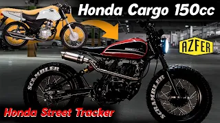 🤯🔥From a Honda Cargo 150cc to Street Tracker🥵 // In-depth review of AZFER CUSTOMS modifications