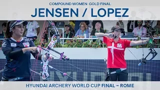 Tanja Jensen v Sara Lopez – Compound Women’s Gold final | Rome 2017