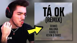 LUV REACCIONA A | DENNIS, KAROL G, MALUMA - TA OK REMIX FT MC KEVIN O CHRIS (OFFICIAL VIDEO)