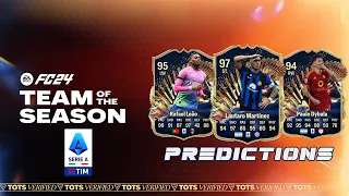 EA FC 24 TOTS Serie A Predictions Team Of The Season with Leao, Lautaro and Dybala #TOTS