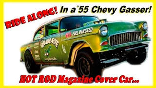 55 Chevy Gasser Going Through All 6 Gears! | Hot Wheels