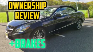 Mercedes Benz E350 Three Year Ownership Review on a  + Brake Change