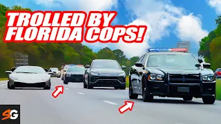 FLORIDA COPS ENJOY TROLLING SUPERCAR OWNERS FOR 4+ HOURS!