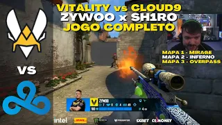 VITALITY vs CLOUD9 - JOGO COMPLETO (Todos os Mapas) Playoffs IEM Cologne 2023