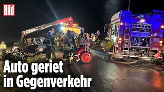 Fünf Tote bei Frontal-Crash in Nordhessen | B253 bei Fritzlar