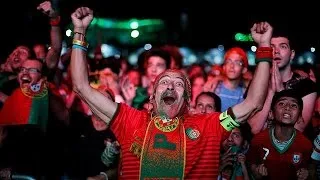 Portugal celebra su entrada en semifinales