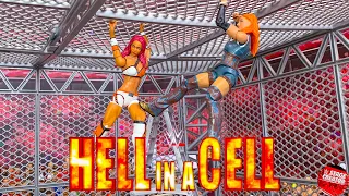 Becky Lynch vs Sasha Banks - Hell In A Cell WWE Action Figure Match! RAW Women’s Championship!