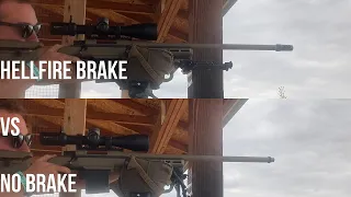 Do You Need a Muzzle Brake? Shooting a 308 With & Without a Brake (Area 419 Hellfire)