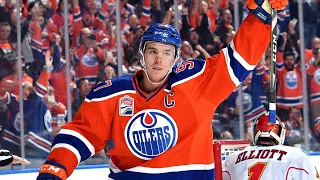 Connor McDavid hat trick against the Calgary Flames