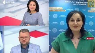 Оксана Жолнович  в ефірі Національного Телемарафону про соціальну політику та зміни