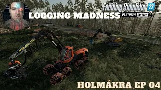 CLEARING LAND AND BUILDING OUR OWN SAWMILL! | FS22 | Forestry | Holmåkra 22 | Timelapse | E04