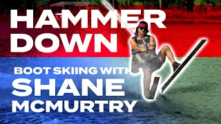 HAMMER DOWN!! Custom boot skis with my buddy Shane McMurtry