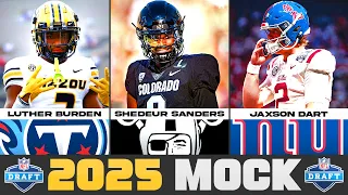 2025 NFL Mock Draft | Way Too Early Mock Draft