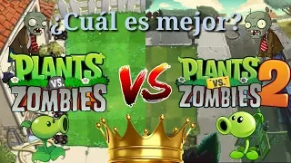 PvZ 1 vs PvZ 2 | ¿Cuál juego es mejor? | #TeamPvz