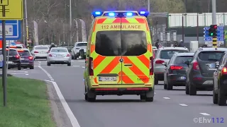 [Luchthoorn] Diverse Ambulances & Brandweer Turnhout met spoed van en naar interventies in Turnhout