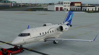 XP12 Hot Start CL650 EPWA to LKPR