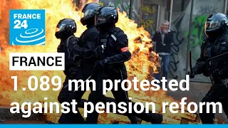 At least 1.089 mn protested against French pension reform • FRANCE 24 English