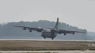 C-123K Thunder pig engine failure on landing at EAA Oshkosh!