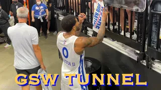 📺 Gary Payton Jr autographs; Wiseman & Juan Toscano-Anderson bench support + more; Warriors in Sac