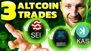 3 Altcoin Trades I’m Taking NOW Before The Next Crypto Rally!