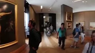 360 tour of the Mona Lisa room and the Louvre Museum