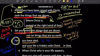 Christ is Your Life (Colossians 3:1-4)
