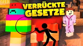 VERRÜCKTE GESETZE: PFERD IM BADEMANTEL - Minecraft Bedwars | GommeHD