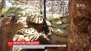 Бойовики не припиняють обстріли українських позицій у зоні АТО