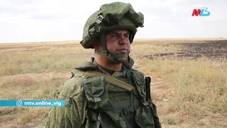 Под Волгоградом гранатометчики уничтожили автомобили условных боевиков