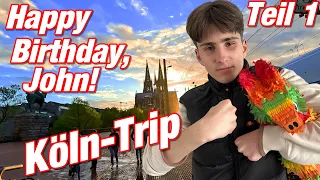 Happy Birthday, John! | Köln-Trip (Teil 1) | VLOG 494 | Stefan und John