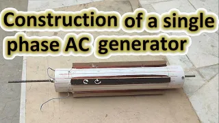 How to make an AC generator.Making an AC generator from scratch