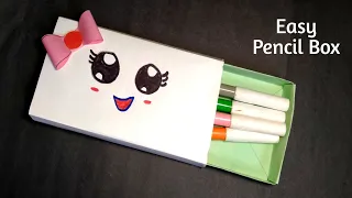 DIY Pencil Box - DIY How Very Easy Paper Pencil Box Compass Box Craft idea | Origami Box