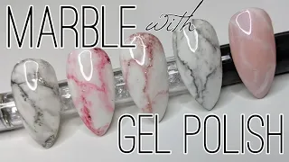 Gel Polish Marble | My New Favourite Way To Marble