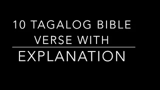 ***10 Bible Verses with explanation tagalog - tagalog Bible Verse about forgiveness***