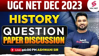 UGC NET Dec 2023 History Question Paper Discussion | JRF 2023 History Paper Analysis | Ashwani Sir