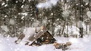 Hot Tent Winter Camping