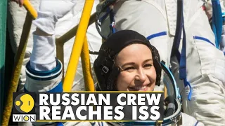 Russian crew reaches International Space Station (ISS) to film the first movie in orbit | WION