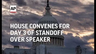 House tries for 3rd day to elect speaker; Kevin McCarthy remains determined to end stalemate | LIVE