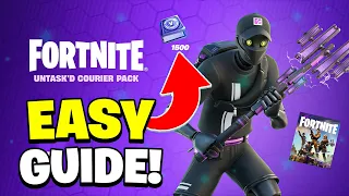 How To COMPLETE ALL UNTASK'D COURIER CHALLENGES in Fortnite! (Sid Obsidian Quests Pack Guide)