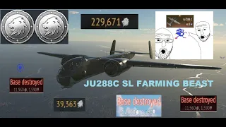 How to farm Silver Lions with the JU288C - War Thunder