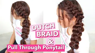 BIG SIDE DUTCH BRAID | trending hairstyle | Trencita Johnson