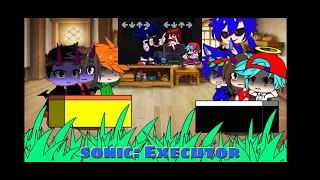 fnf react a sonic exe you can't run