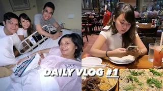 Daily Vlog #1 | Testing my new Sony HDR-CX405, visit my newborn nephew, post-vday date with fiancée