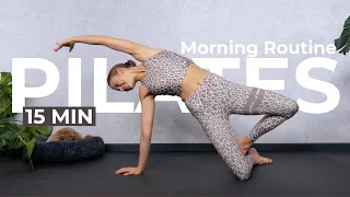 15 MIN MORNING PILATES - Make this Your MORNING ROUTINE!