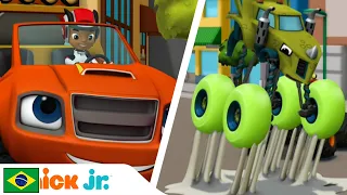 Blaze and the Monster Machines | Aprendendo com Blaze - Parte 3 🏁  | Nick Jr.