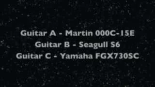 Seagull S6 vs Yamaha FGX730SC (Yamaha FG730s With Electronics) vs Martin 000C-15E