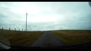 Watsness to Bixter via Kinkwall, Vesquoy, Burraland and Brunatwatt - Driving in the Shetland Islands