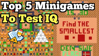 Top 5 Minigames To Test IQ! How Smart Are You?